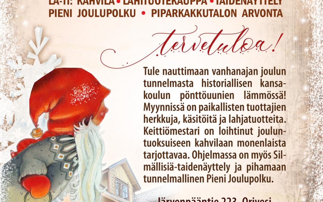 Vihasjärven kansakoulun Joulu 3.-6.12.2022